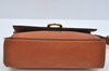 Authentic CELINE Shoulder Bag Purse Leather Brown Junk L0227