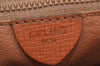 Authentic CELINE Shoulder Bag Purse Leather Brown Junk L0227