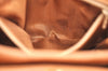 Authentic CELINE Shoulder Bag Purse Leather Brown Junk L0227
