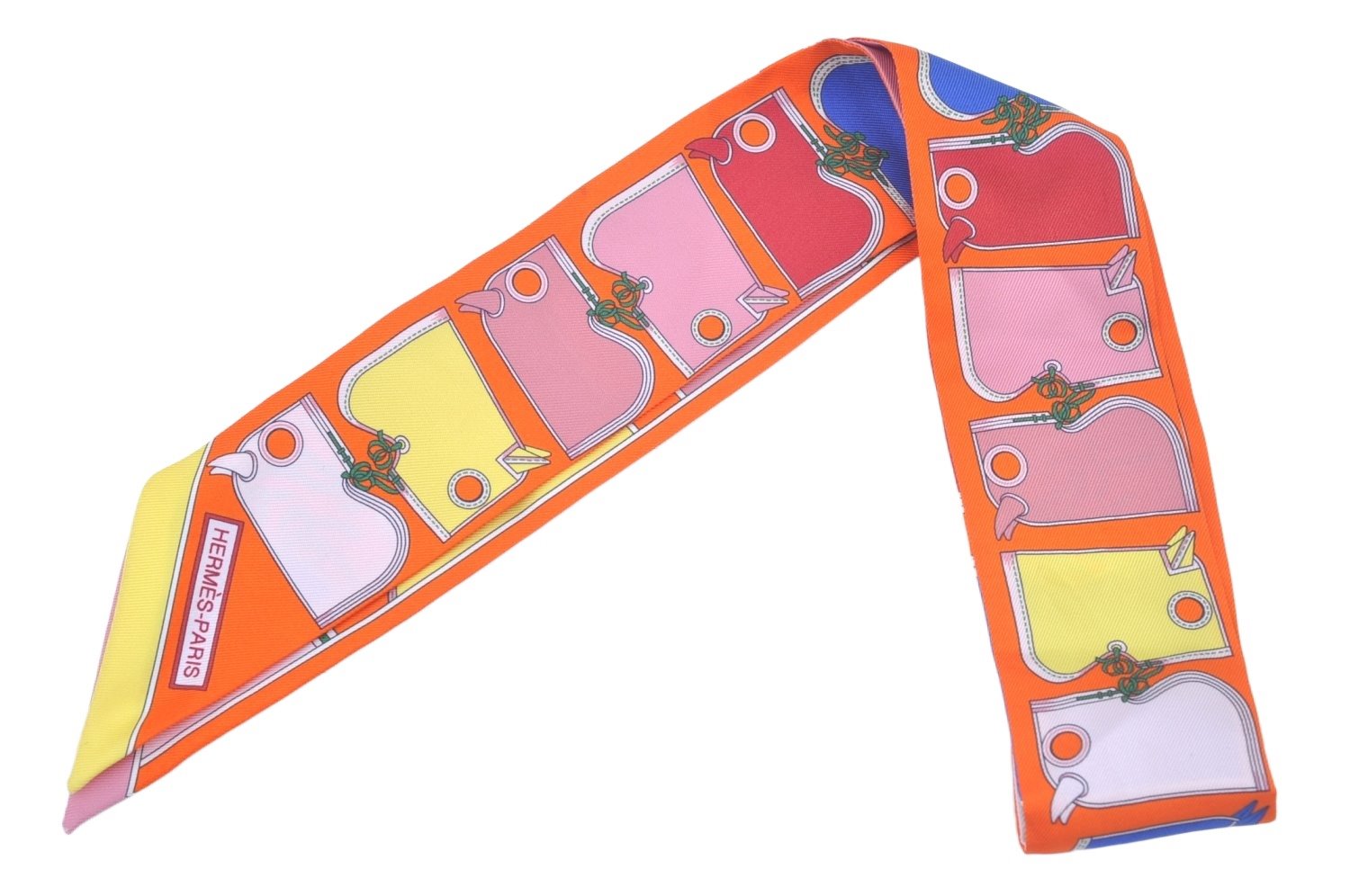 Authentic HERMES Twilly Scarf 