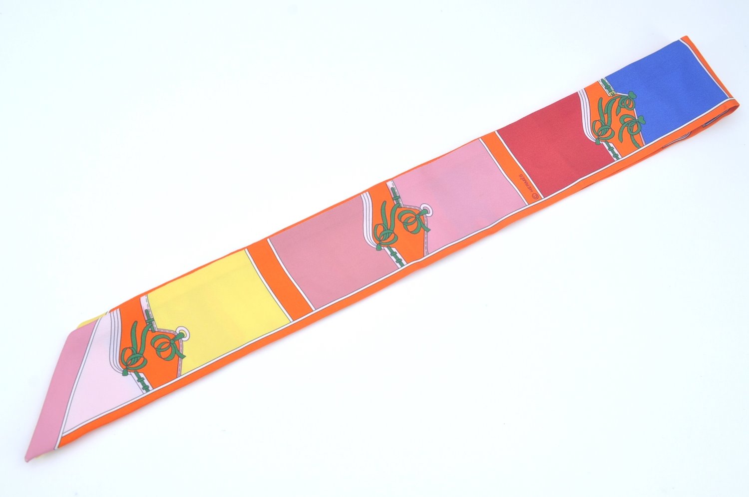 Authentic HERMES Twilly Scarf 