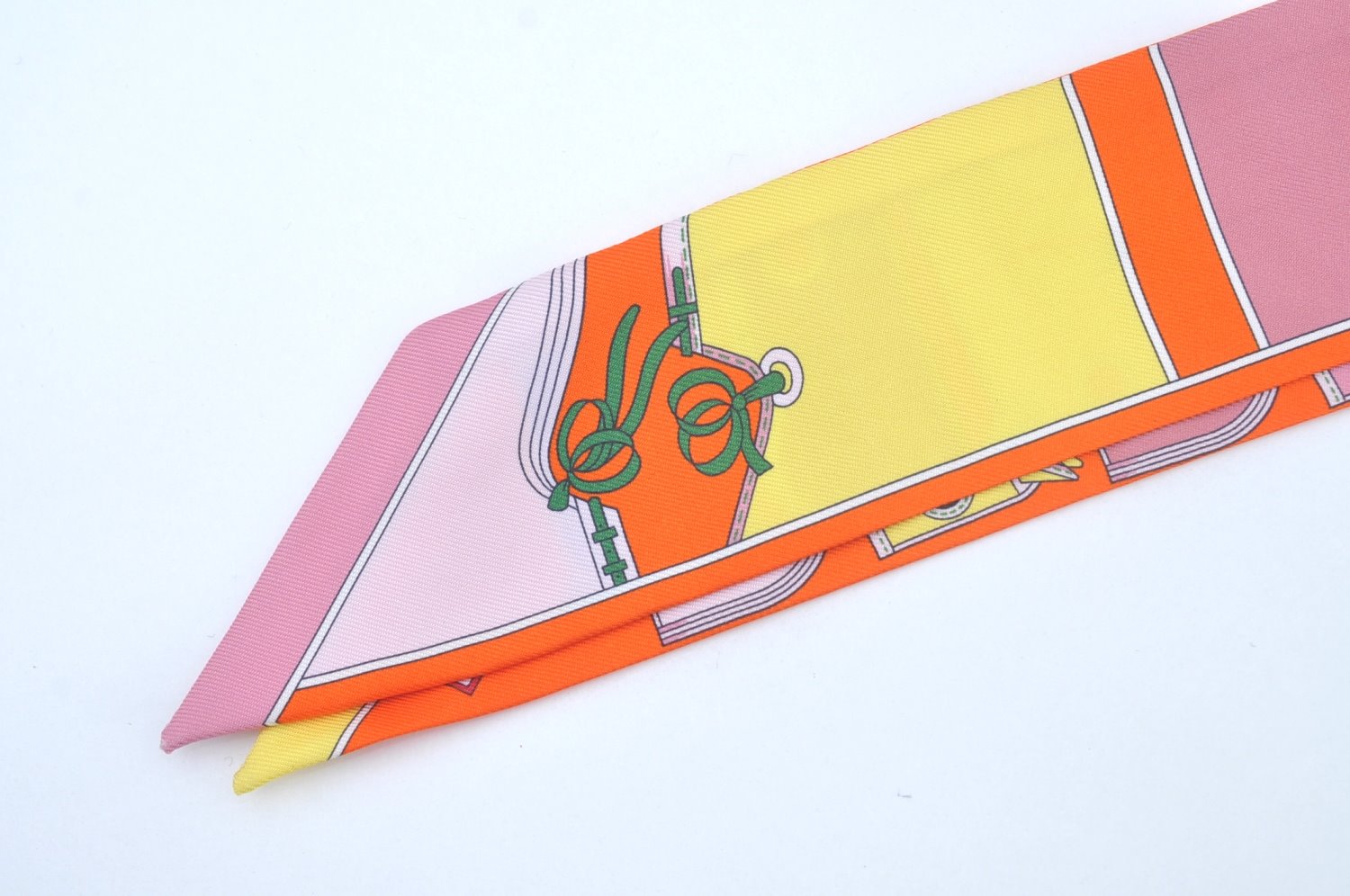 Authentic HERMES Twilly Scarf 