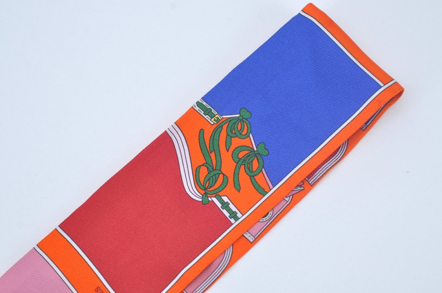 Authentic HERMES Twilly Scarf 