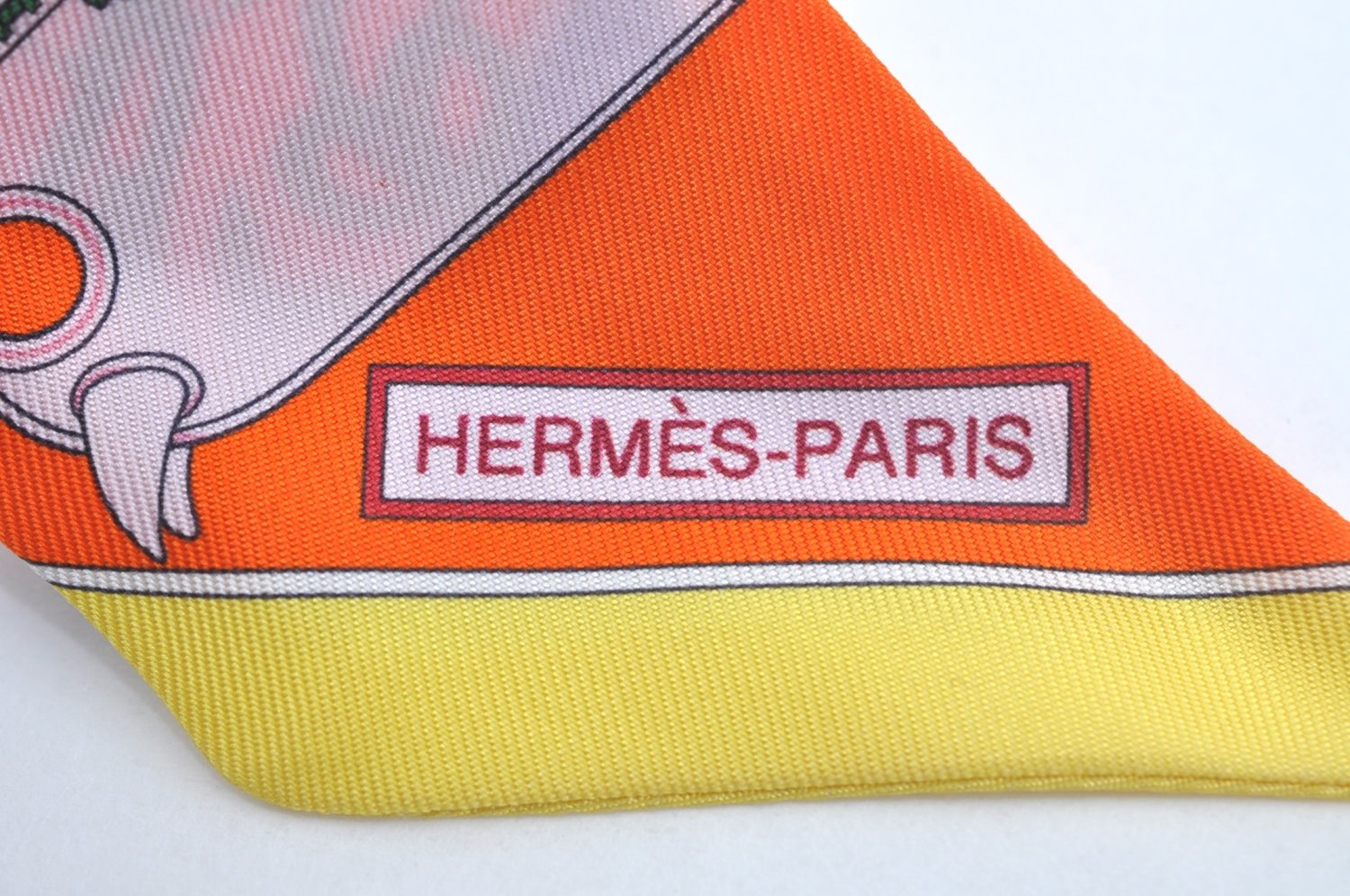 Authentic HERMES Twilly Scarf 