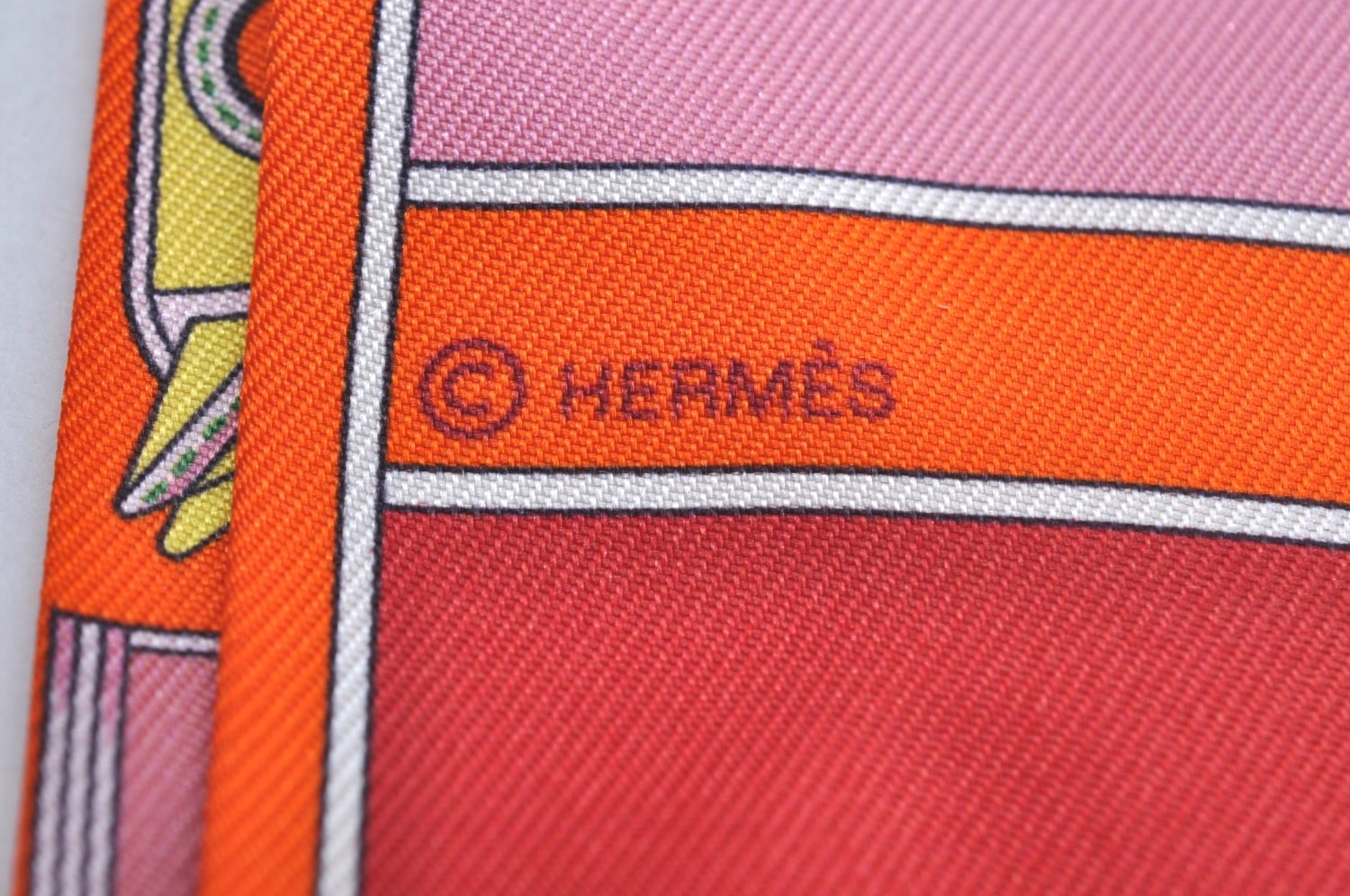 Authentic HERMES Twilly Scarf 