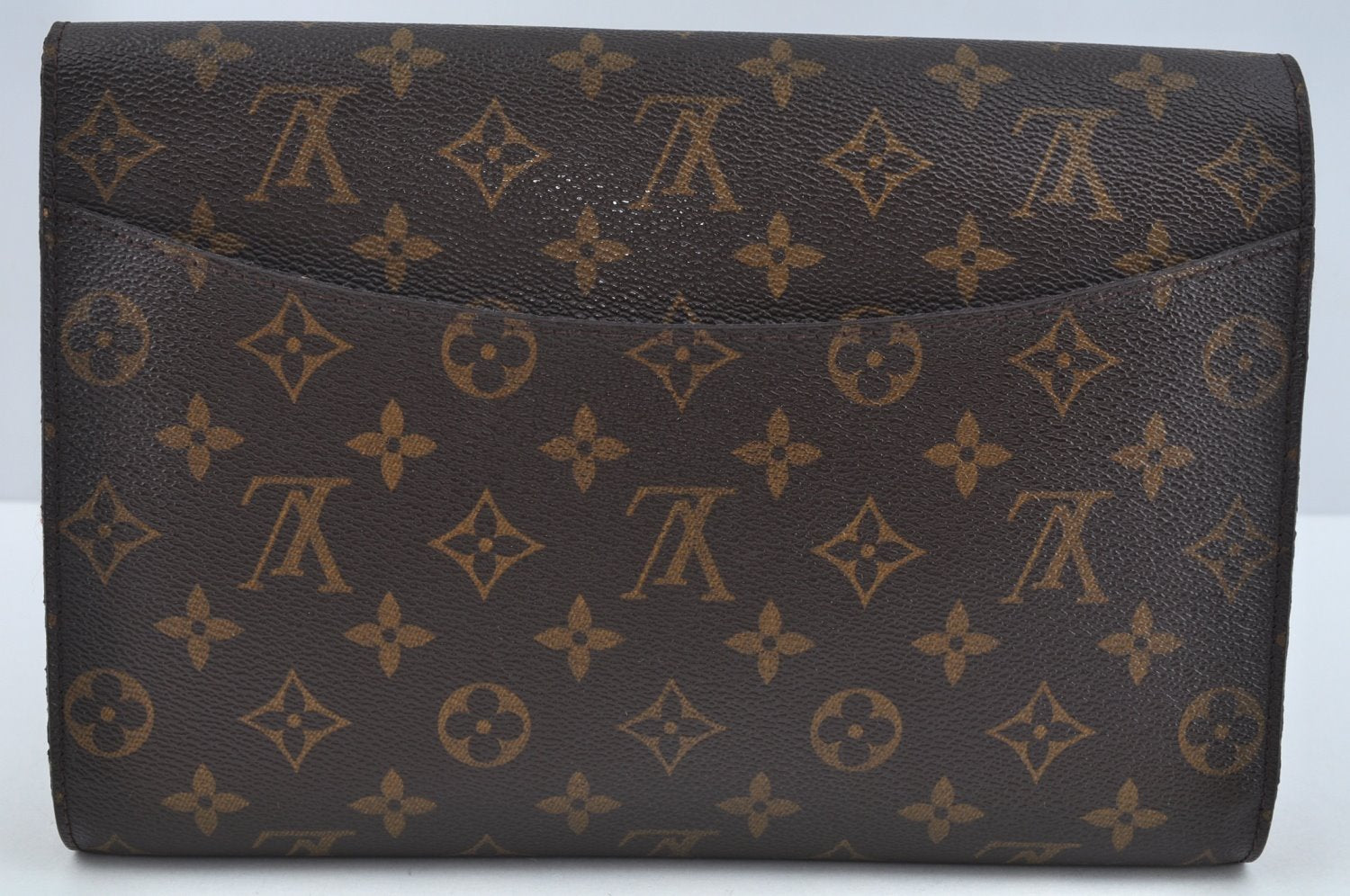 Authentic Louis Vuitton Monogram Bordeaux M51797 2Way Shoulder Clutch Bag L0230