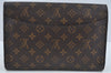 Authentic Louis Vuitton Monogram Bordeaux M51797 2Way Shoulder Clutch Bag L0230