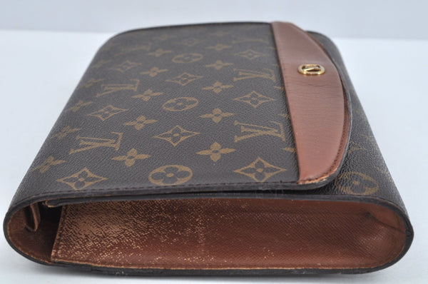Authentic Louis Vuitton Monogram Bordeaux M51797 2Way Shoulder Clutch Bag L0230
