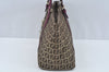 Authentic FENDI Zucchino Hand Shoulder Tote Bag Canvas Leather Brown L0231