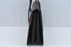 Authentic Burberrys Vintage Leather Shoulder Bag Purse Black L0232