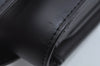 Authentic Burberrys Vintage Leather Shoulder Bag Purse Black L0232