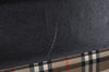 Authentic Burberrys Vintage Leather Shoulder Bag Purse Black L0232