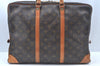Authentic Louis Vuitton Monogram Porte Documents Voyage M53361 Briefcase L0234