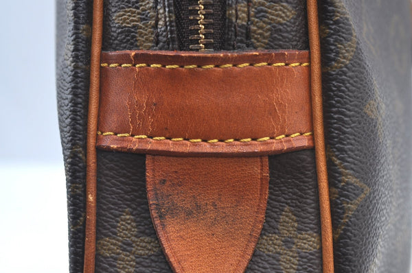 Authentic Louis Vuitton Monogram Porte Documents Voyage M53361 Briefcase L0234