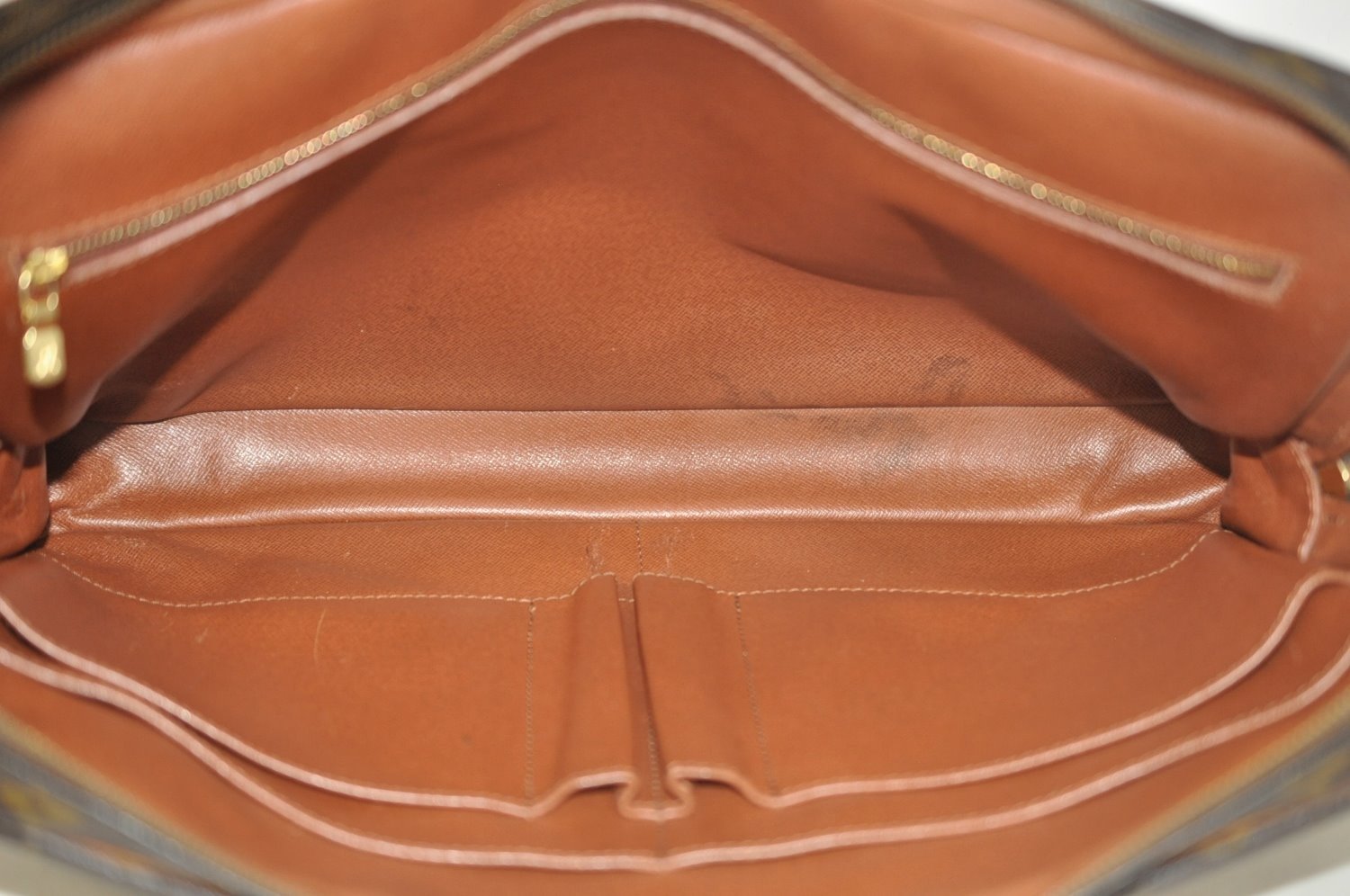 Authentic Louis Vuitton Monogram Porte Documents Voyage M53361 Briefcase L0234