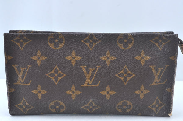 Authentic Louis Vuitton Monogram Pouch For Bucket GM LV L0237
