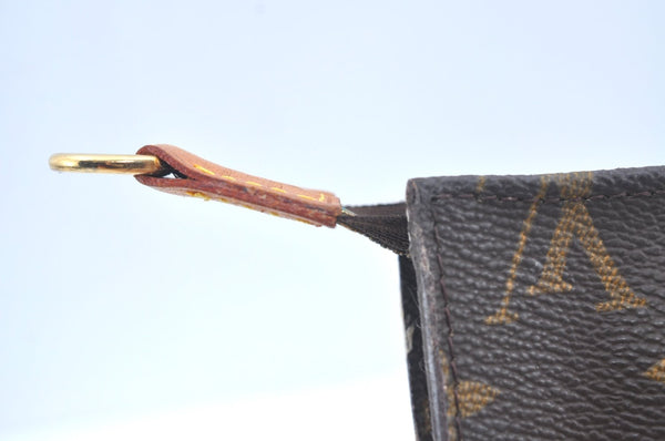 Authentic Louis Vuitton Monogram Pouch For Bucket GM LV L0237