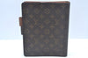 Authentic Louis Vuitton Monogram Agenda GM Notebook Cover R20106 LV L0239