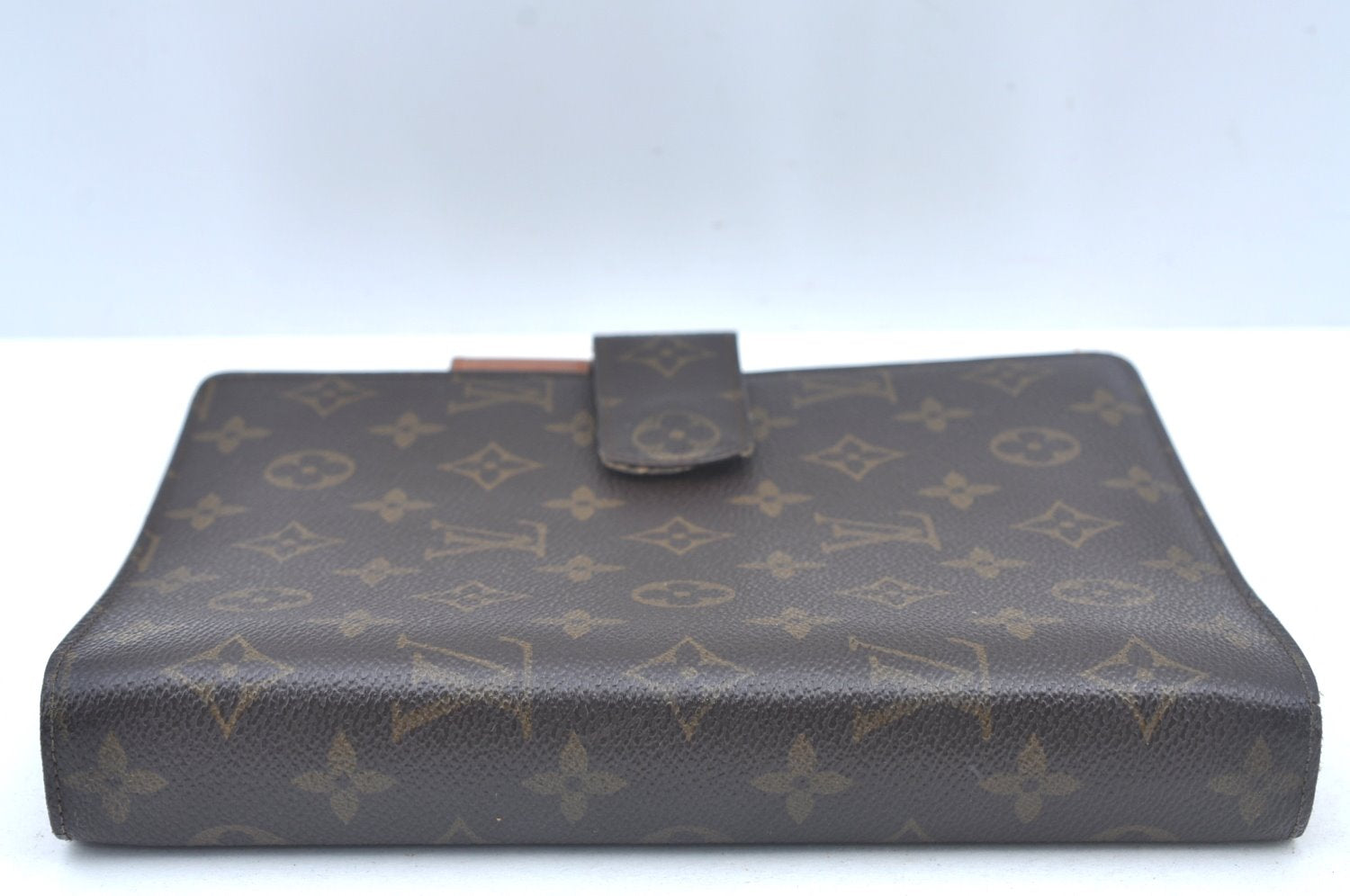 Authentic Louis Vuitton Monogram Agenda GM Notebook Cover R20106 LV L0239