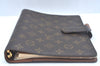 Authentic Louis Vuitton Monogram Agenda GM Notebook Cover R20106 LV L0239