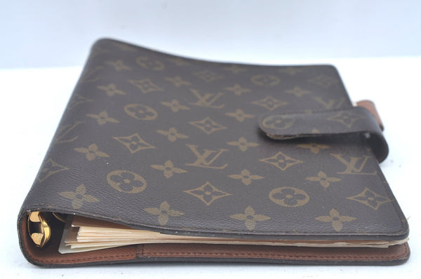 Authentic Louis Vuitton Monogram Agenda GM Notebook Cover R20106 LV L0239