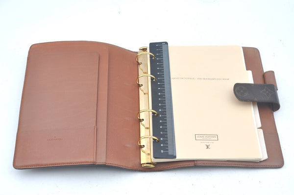 Authentic Louis Vuitton Monogram Agenda GM Notebook Cover R20106 LV L0239