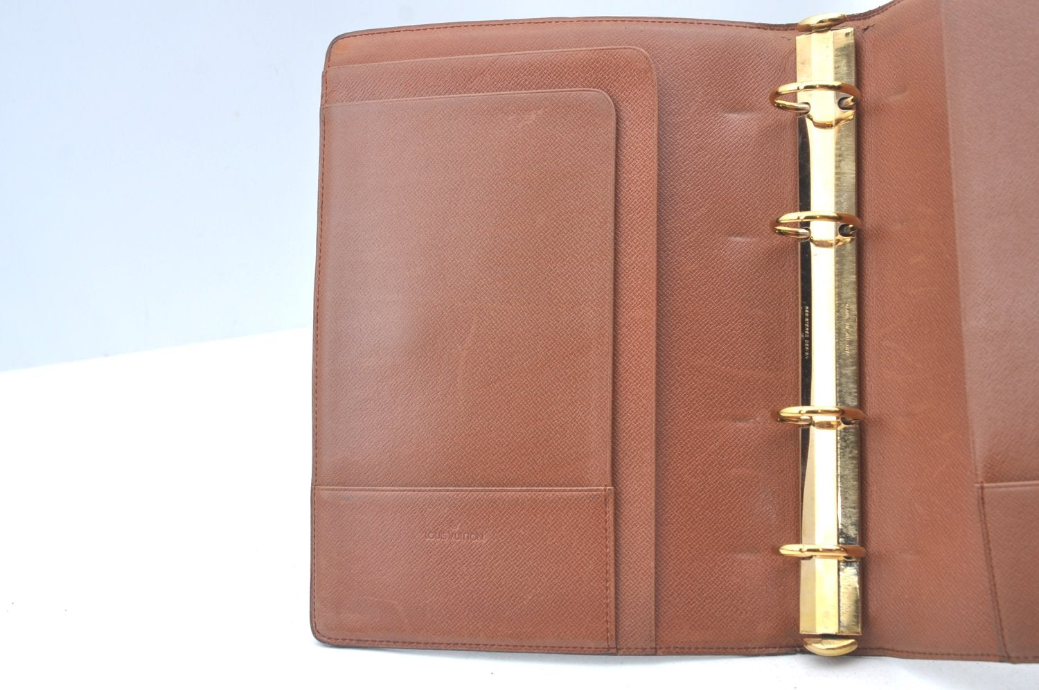 Authentic Louis Vuitton Monogram Agenda GM Notebook Cover R20106 LV L0239