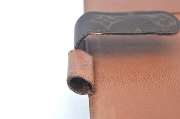 Authentic Louis Vuitton Monogram Agenda GM Notebook Cover R20106 LV L0239