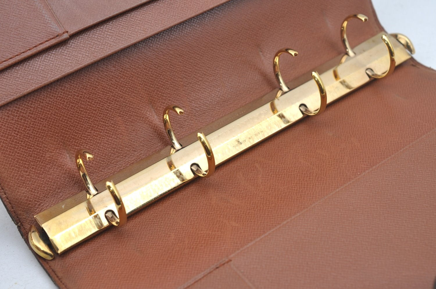 Authentic Louis Vuitton Monogram Agenda GM Notebook Cover R20106 LV L0239