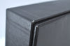 Authentic CHANEL Calf Skin Long Wallet Purse Black CC Logo Box L0240