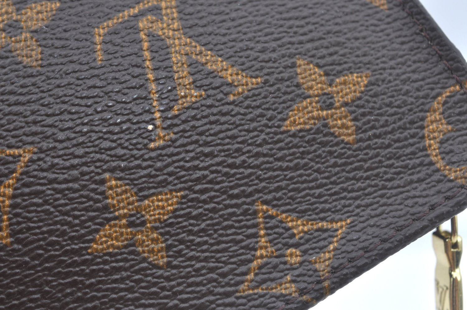 Authentic Louis Vuitton Monogram Pouch For Bucket PM LV L0242