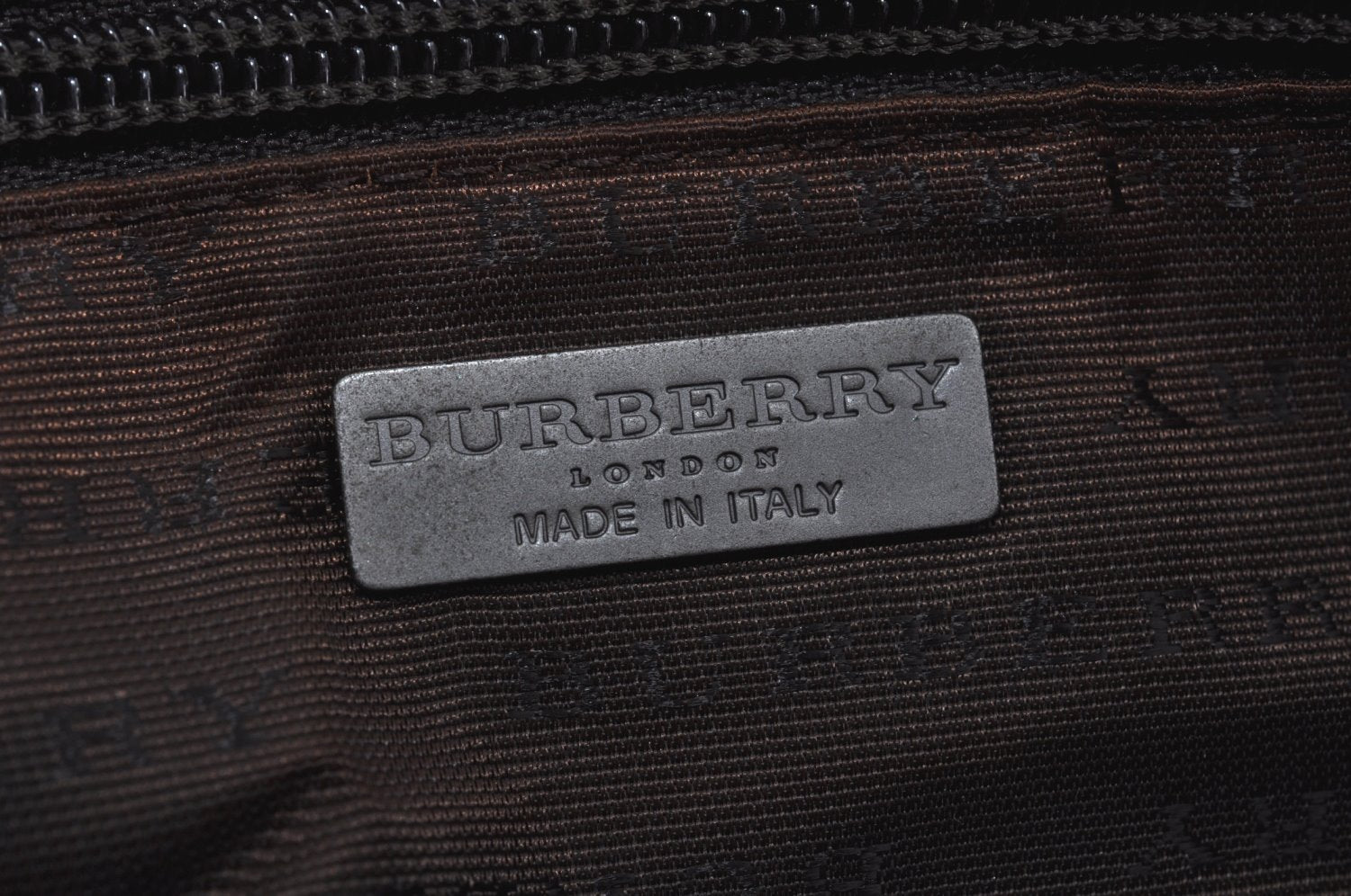 Authentic BURBERRY Vintage Nova Check PVC Leather Hand Bag Beige L0243