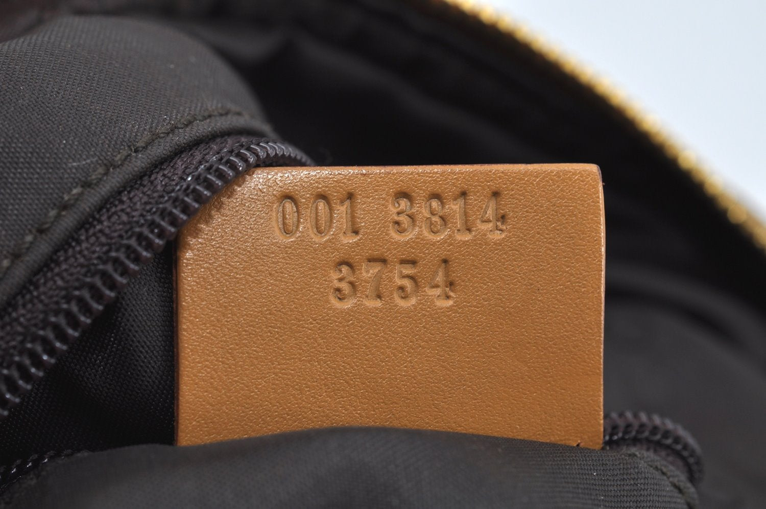 Authentic GUCCI Shoulder Bag GG Canvas Leather Brown L0246