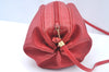 Authentic GUCCI Micro GG PVC Leather Shoulder Cross Body Bag Purse Red L0247