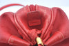Authentic GUCCI Micro GG PVC Leather Shoulder Cross Body Bag Purse Red L0247