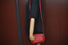 Authentic GUCCI Micro GG PVC Leather Shoulder Cross Body Bag Purse Red L0247