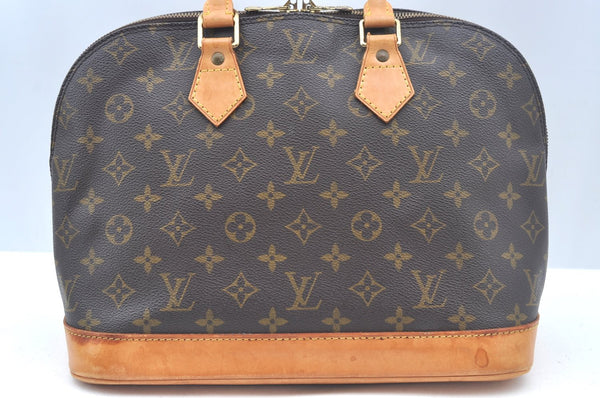 Authentic Louis Vuitton Monogram Alma Hand Bag Purse M51130 LV L0248