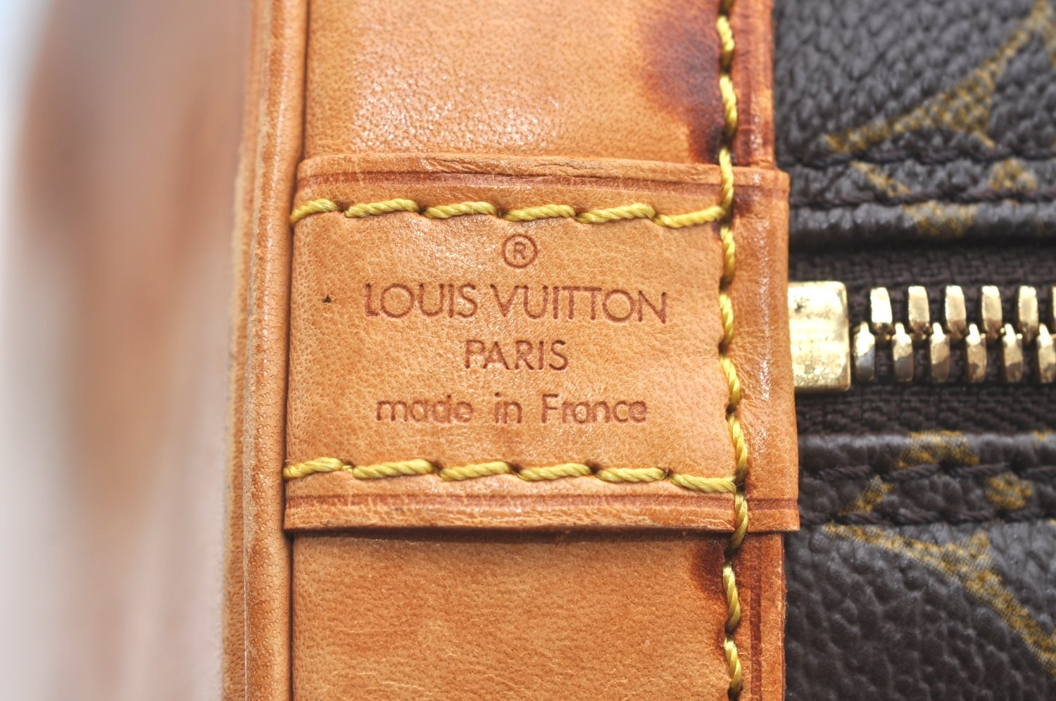 Authentic Louis Vuitton Monogram Alma Hand Bag Purse M51130 LV L0248