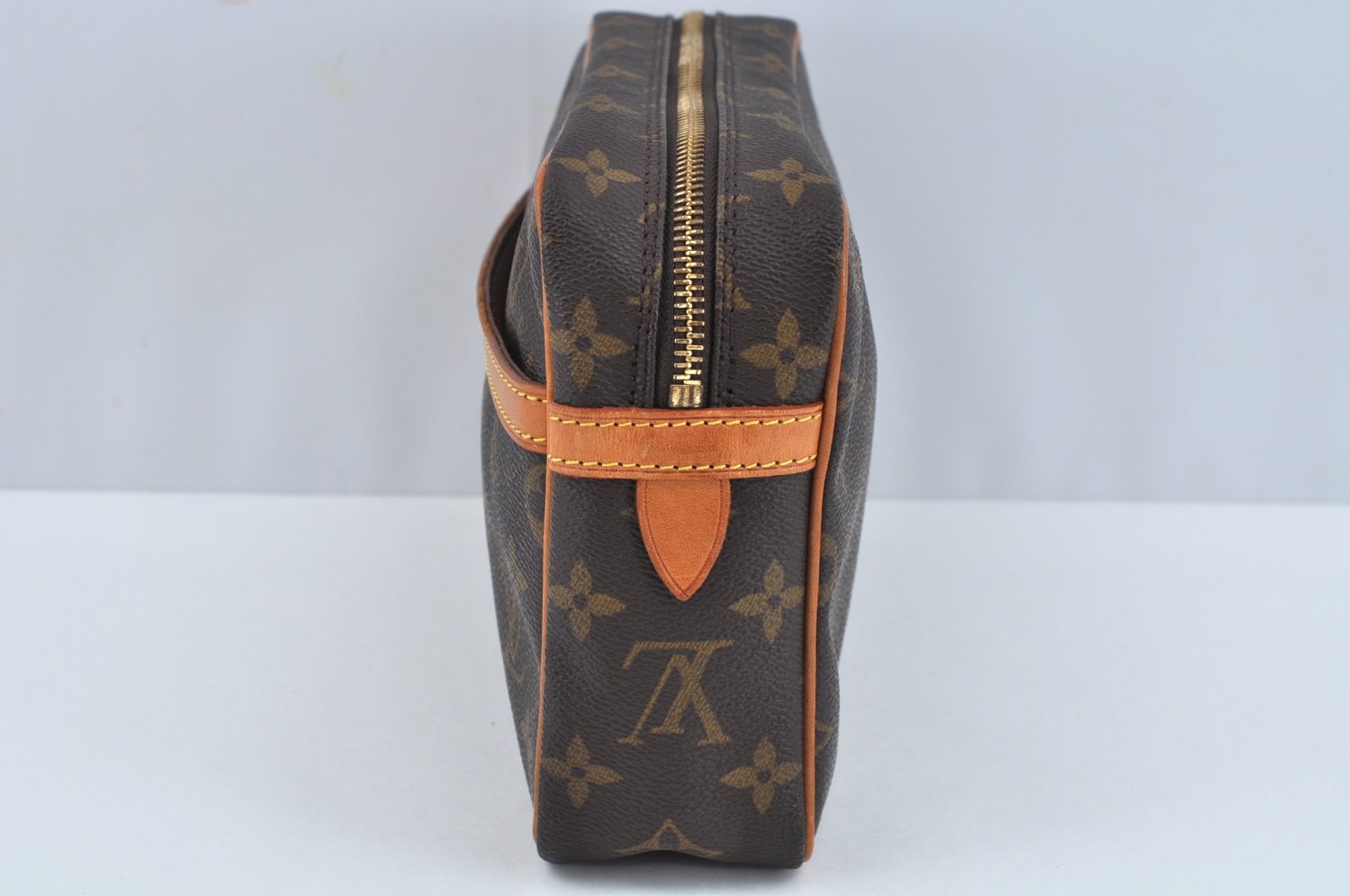 Authentic Louis Vuitton Monogram Compiegne 23 Clutch Hand Bag M51847 LV L0249