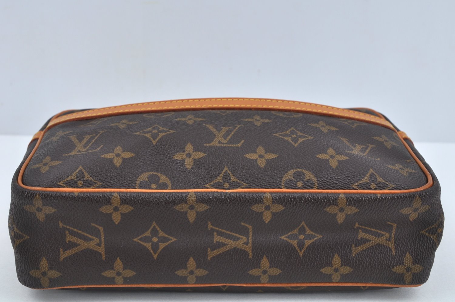 Authentic Louis Vuitton Monogram Compiegne 23 Clutch Hand Bag M51847 LV L0249