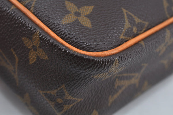 Authentic Louis Vuitton Monogram Compiegne 23 Clutch Hand Bag M51847 LV L0249