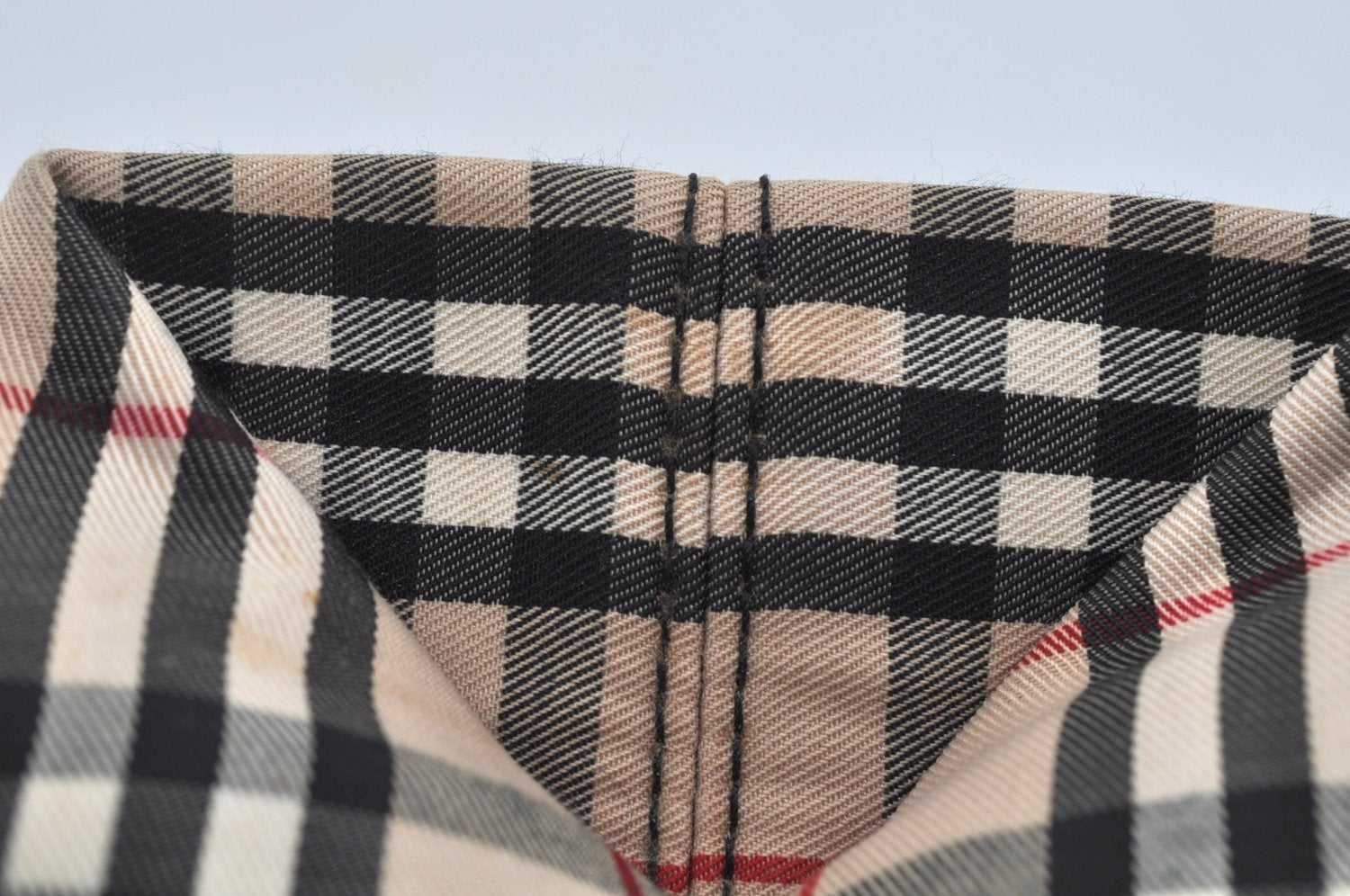 Authentic BURBERRY Vintage Nova Check Canvas Hand Bag Beige L0251