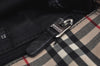 Authentic BURBERRY Vintage Nova Check Canvas Hand Bag Beige L0251