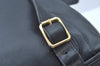Authentic GUCCI Bamboo Backpack Leather Black L0253