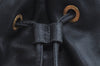 Authentic GUCCI Bamboo Backpack Leather Black L0253