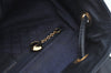 Authentic GUCCI Bamboo Backpack Leather Black L0253