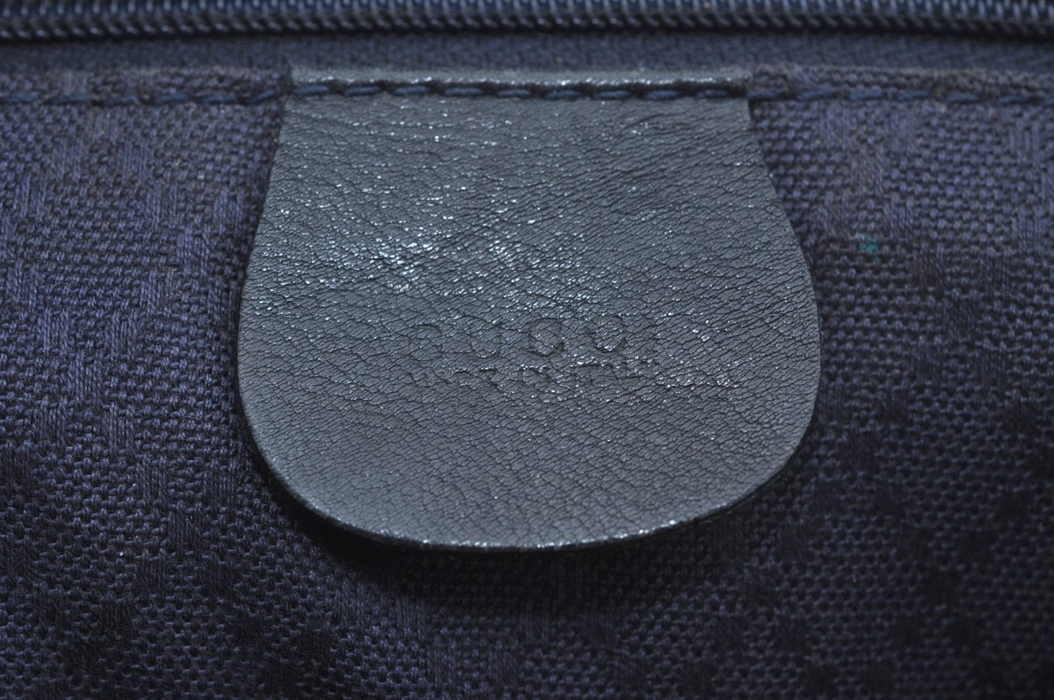 Authentic GUCCI Bamboo Backpack Leather Black L0253