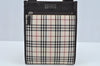 Authentic BURBERRY Nova Check Shoulder Cross Body Bag Canvas Leather Beige L0254