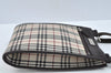 Authentic BURBERRY Nova Check Shoulder Cross Body Bag Canvas Leather Beige L0254