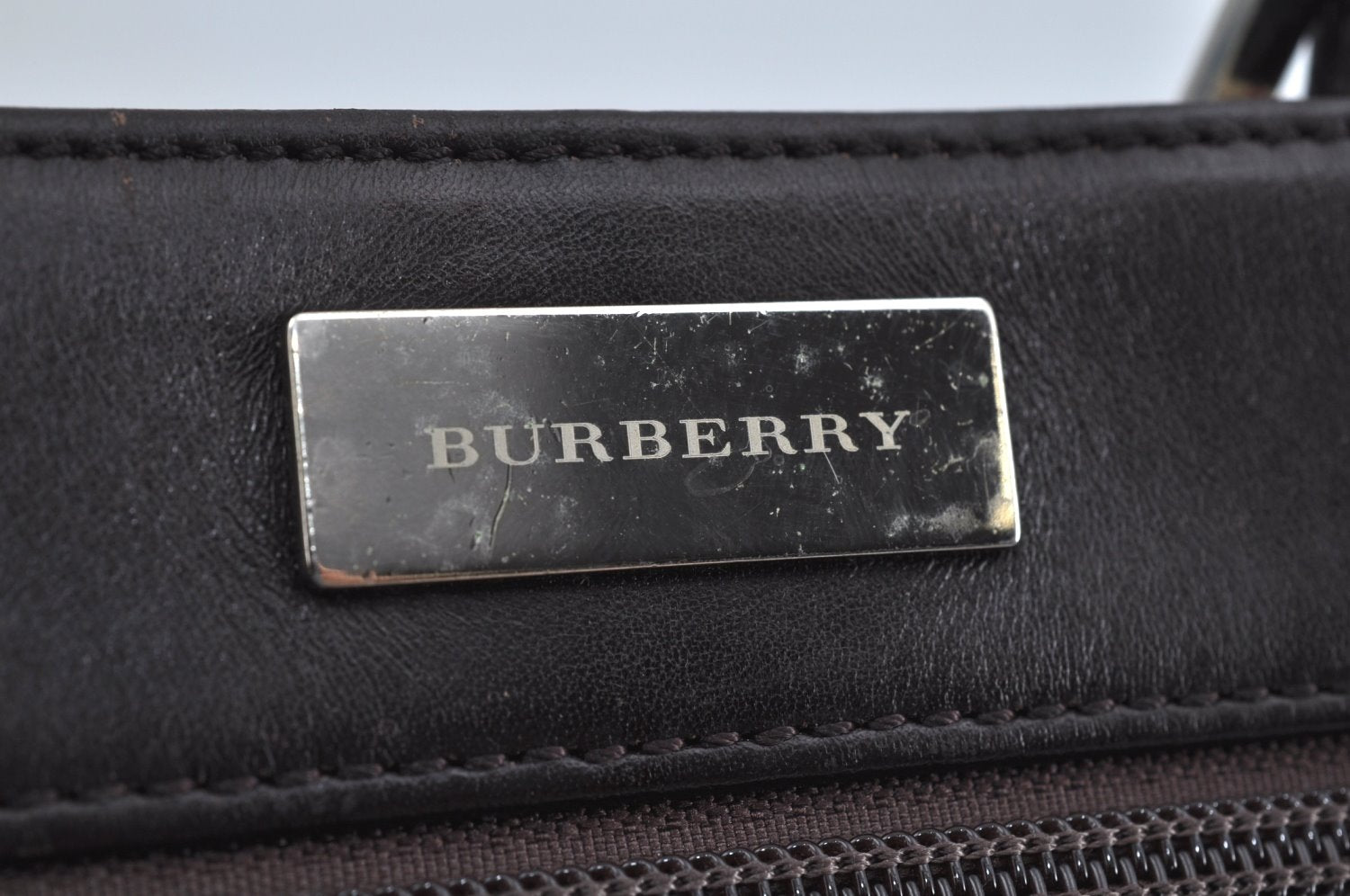 Authentic BURBERRY Nova Check Shoulder Cross Body Bag Canvas Leather Beige L0254